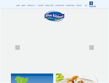 Tablet Screenshot of blueribbon.co.za